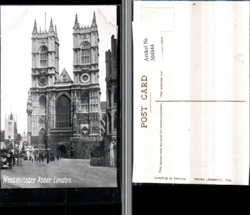 304844,London Westminster Abbey Kirche