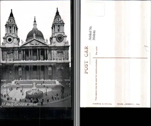304846,London St. Pauls Cathedral Kirche