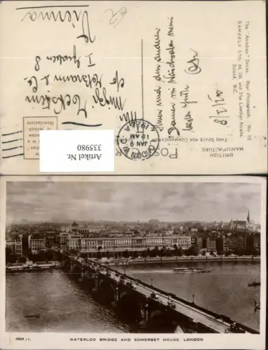 335980,London Waterloo Bridge and Somerset House Brücke