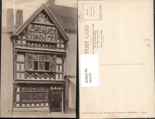 351371,Stratford-on-Avon Harvard House Haus