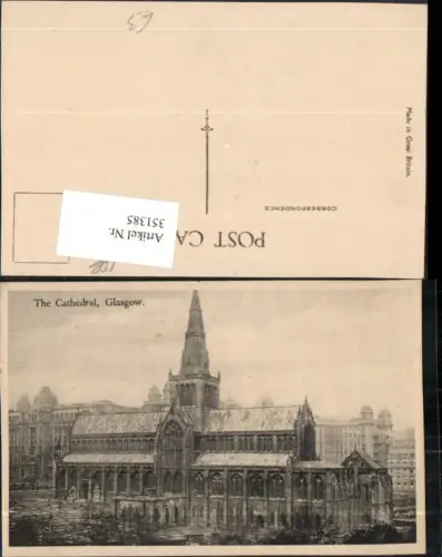 351385,Glasgow The Cathedral Kirche