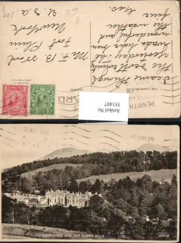 351407,Abbotsford and the Eildon Hills Schloss