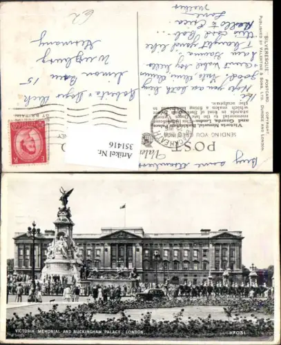 351416,London Victoria Memorial and Buckingham Palace Palast