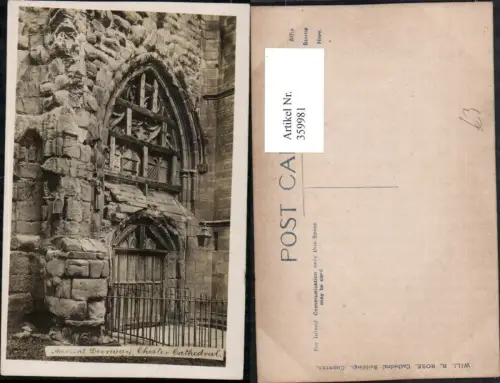 359981,Chester Cathedral Ancient Doorway Kirche Kirchenportal