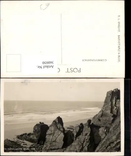 360050,Bude Sandymouth Küste Strand Felsen