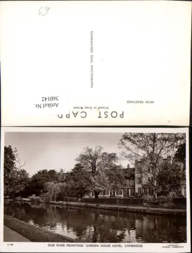 360142,Cambridge Garden House Hotel River Frontage Fluss