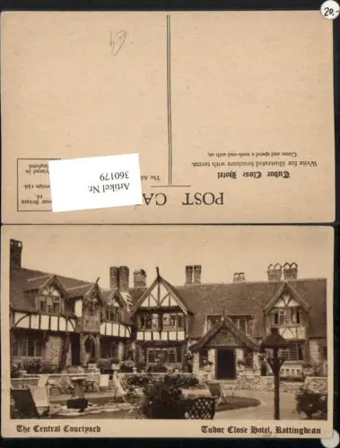 360179,Rottingdean Tudor Close Hotel Dentral Courtyard Hof