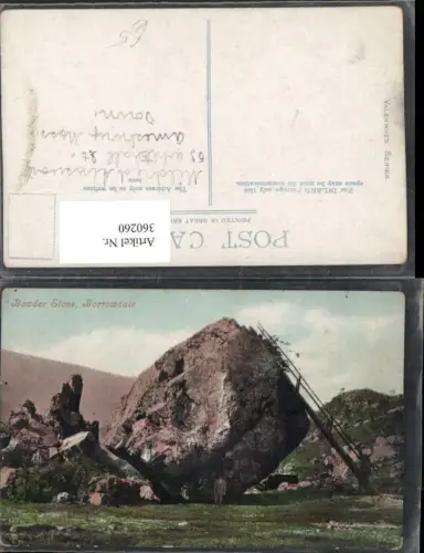 360260,Cumbria Borrowdale Bowder Stone Felsen Leiter
