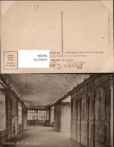 360286,Bakewell Haddon Hall Ball Room Innenansicht