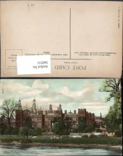 360311,Windsor Eton College from River Schule Schulgebäude