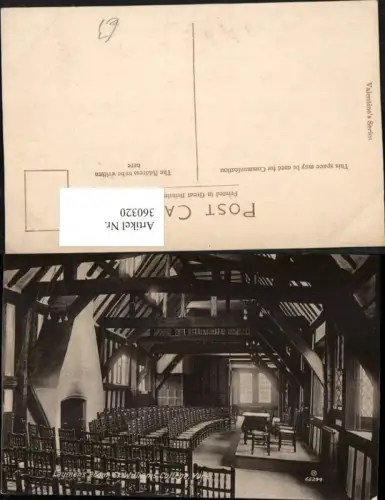 360320,York St. Williams College Laymens Room Schule Innenansicht