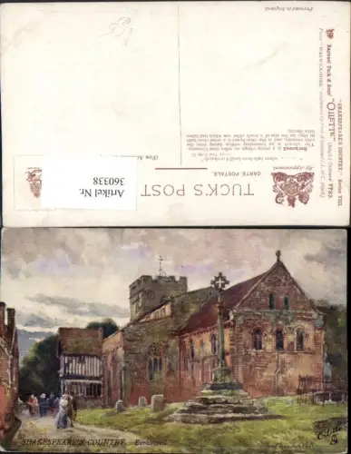 360338,Künstler AK Fred Whitehead Berkswell Kirche pub Raphael Tuck e Sons 7733