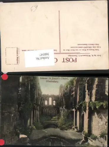 360347,Glastonbury Interior St. Josephs Chapel Kirche Ruine