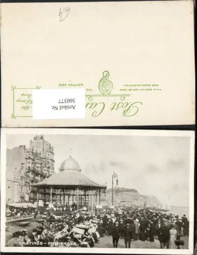 360377,Hastings Promenade Menschenansammlung Pavillon