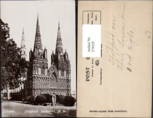 379329,England Staffordshire Lichfield Cathedral Kirche