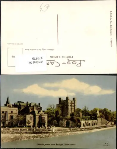 379370,England Rochester Castle from the Bridge Burg