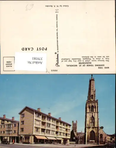 379381,England Gloucester Leaning Tower of St. Nicholas Kirche