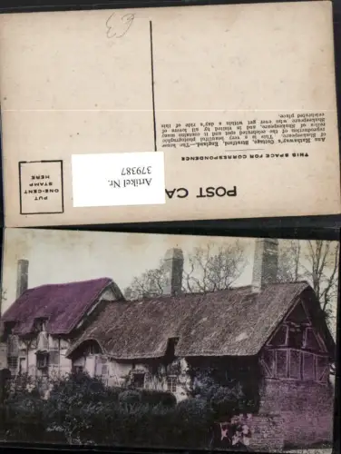 379387,England Stratford Ann Hathaways Cottage Haus