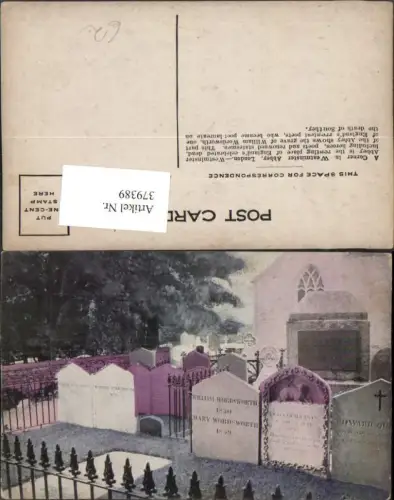379389,England London Corner in Westminster Abbey Friedhof