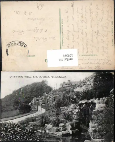 379398,England Felixstowe Dripping Well Spa Gardens Garten