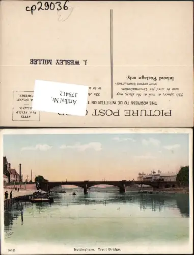 379412,England Nottingham Trent Bridge Brücke