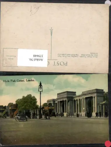 379448,England London Hyde Park Corner Straßenansicht