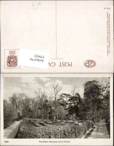 379452,England London Hampton Court Palace The Maze Schlosspark Labyrinth