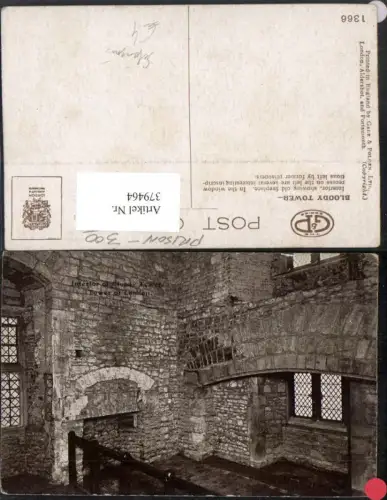 379464,England London Tower of London Bloody Tower Interior Gefängnis