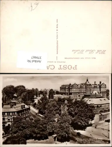 379467,England Harrogate Royal Hall George and Majestic Hotels from Royal Baths