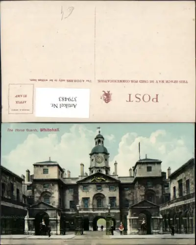 379483,England London Whitehall Horse Guards Pferde Wachen