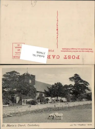 379498,England Canterbury St. Martins Church Kirche Friedhof