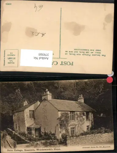 379505,England Grasmere Wordsworth Home Dove Cottage Haus