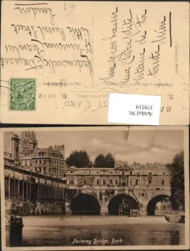 379519,England Bath Pulteney Bridge Brücke