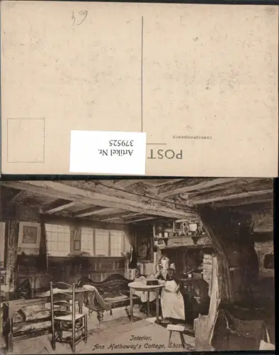379525,England Stratford-upon-Avon Shottery Ann Hathaways Cottage Interior Haus Innenansicht