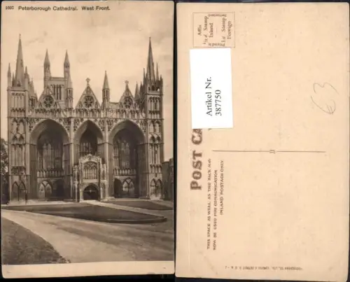 387750,Great Britain England Peterborough Cathedral Kirche