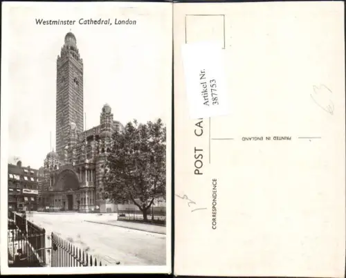 387753,Great Britain England London Westminster Cathedral Kirche