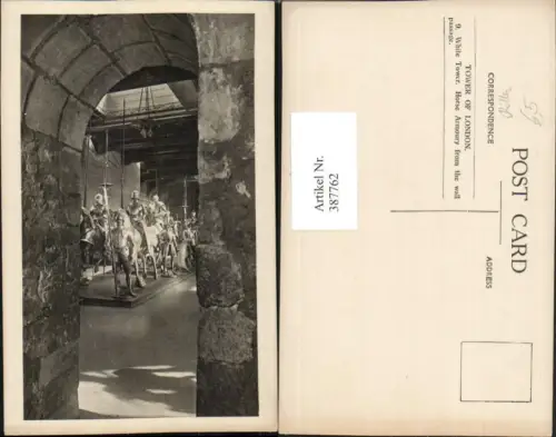 387762,Great Britain England London Tower of London White Tower Horse Armoury Ritter