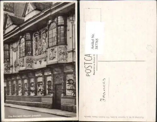 387765,Great Britain England Ipswich Ancient House Gebäude Erker