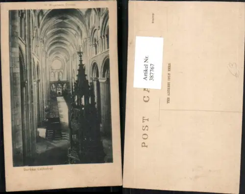 387767,Great Britain England Durham Cathedral Kirche Innenansicht
