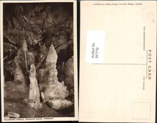 387770,Great Britain England Cheddar Goughs Caves Solomons Temple Höhle