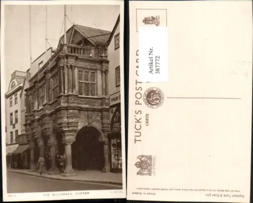 387772,Great Britain England Exeter Guildhall Rathaus pub Raphael Tuck
