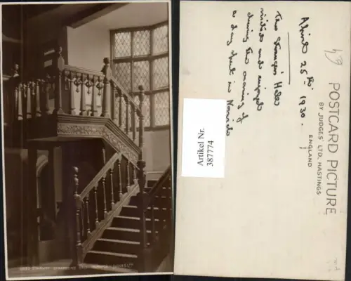 387774,Great Britain England Norwich Strangers Hall Stairway Treppe