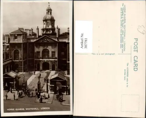 387781,Great Britain England London Whitehall Horse Guards Wachen