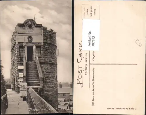 387793,Great Britain England Chester King Charles Tower Turm