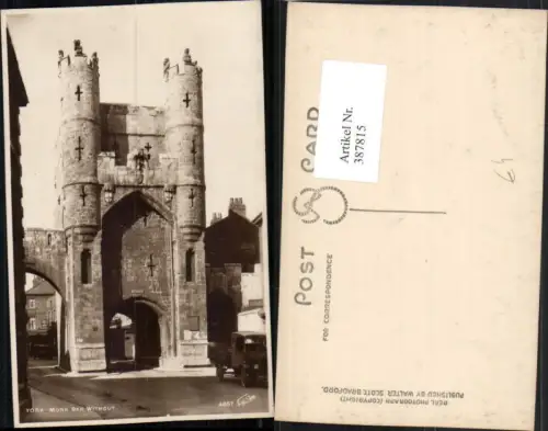 387815,Great Britain England York Monk Bar Without Turm Tor