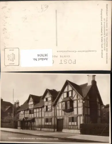 387834,Great Britain England Stratford-upon-Avon Shakespeare Birthplace