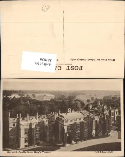 387836,Great Britain England Warwick Castle from Guys Tower Burg Schloss