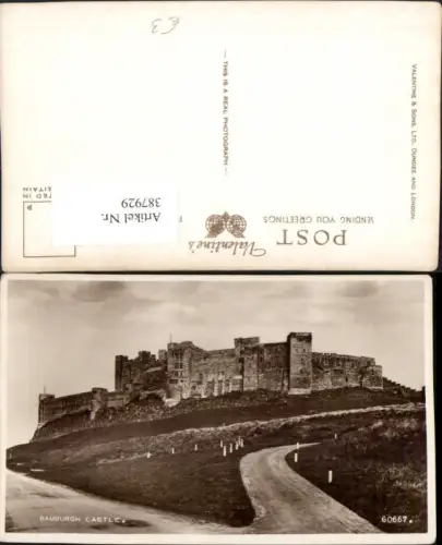 387929,Great Britain England Bamburgh Castle Schloss Burg Festung
