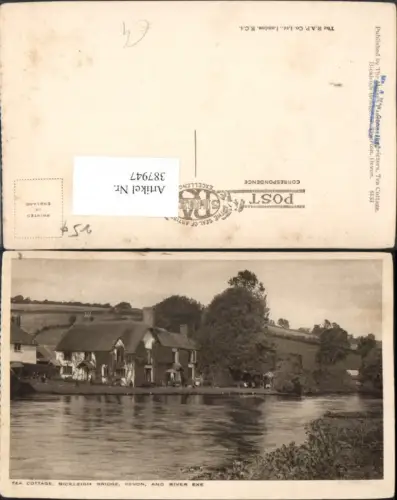 387947,Great Britain England Devon Bickleigh Bridge Tea Cottage and River Exe