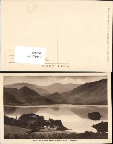 387948,Great Britain England Keswick Derwentwater from Castle Head See Bergkulisse